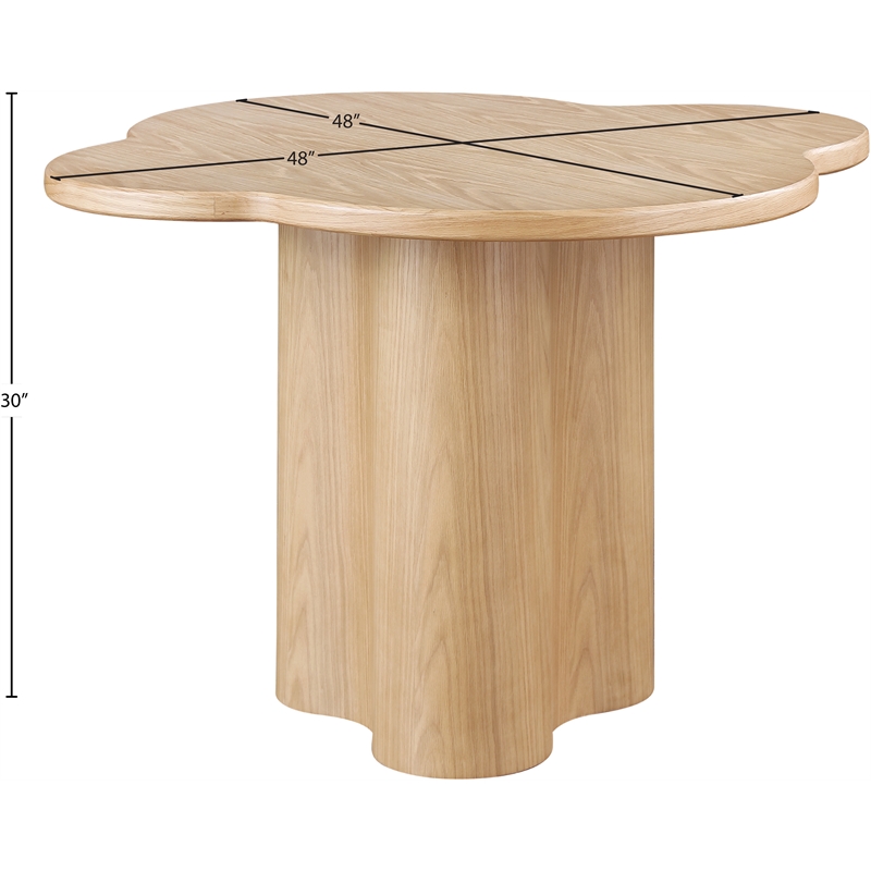 Meridian Furniture Mesa Natural Oak Dining Table