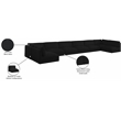 Meridian Furniture Ease Black Fabric Modular Sectional