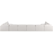 Meridian Furniture Ease Cream Fabric Modular Sectional