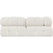 Meridian Furniture Ames Cream Boucle Fabric Modular Sofa