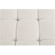 Meridian Furniture Ames Cream Boucle Fabric Modular Sectional