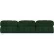 Meridian Furniture Ames Green Boucle Fabric Modular Sofa