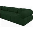 Meridian Furniture Ames Green Boucle Fabric Modular Sofa