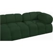 Meridian Furniture Ames Green Boucle Fabric Modular Sectional