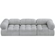 Meridian Furniture Ames Grey Boucle Fabric Modular Sofa