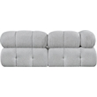 Meridian Furniture Ames Grey Boucle Fabric Modular Sofa