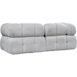 Meridian Furniture Ames Grey Boucle Fabric Modular Sofa