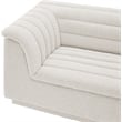 Meridian Furniture Cascade Cream Boucle Fabric Modular Sectional