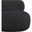 Meridian Furniture Venti Black Boucle Fabric Chair