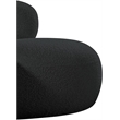 Meridian Furniture Venti Black Boucle Fabric Chair