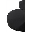 Meridian Furniture Venti Black Boucle Fabric Chair