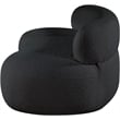 Meridian Furniture Venti Black Boucle Fabric Sofa