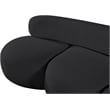 Meridian Furniture Venti Black Boucle Fabric Sofa