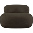 Meridian Furniture Venti Brown Boucle Fabric Chair