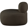 Meridian Furniture Venti Brown Boucle Fabric Chair