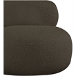 Meridian Furniture Venti Brown Boucle Fabric Chair