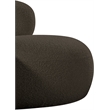 Meridian Furniture Venti Brown Boucle Fabric Chair