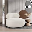 Meridian Furniture Venti Cream Boucle Fabric Chair
