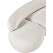Meridian Furniture Venti Cream Boucle Fabric Loveseat