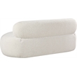Meridian Furniture Venti Cream Boucle Fabric Loveseat