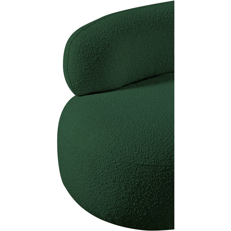 Meridian Furniture Venti Green Boucle Fabric Chair