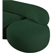 Meridian Furniture Venti Green Boucle Fabric Loveseat