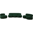 Meridian Furniture Venti Green Boucle Fabric Loveseat