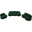 Meridian Furniture Venti Green Boucle Fabric Loveseat