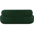 Meridian Furniture Venti Green Boucle Fabric Loveseat