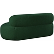Meridian Furniture Venti Green Boucle Fabric Loveseat