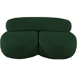 Meridian Furniture Venti Green Boucle Fabric Loveseat