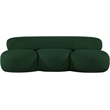 Meridian Furniture Venti Green Boucle Fabric Sofa