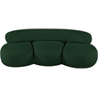 Meridian Furniture Venti Green Boucle Fabric Sofa