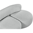 Meridian Furniture Venti Grey Boucle Fabric Loveseat