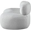 Meridian Furniture Venti Grey Boucle Fabric Loveseat