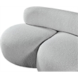 Meridian Furniture Venti Grey Boucle Fabric Loveseat