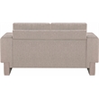 Meridian Furniture Madeline Beige Chenille Fabric Loveseat