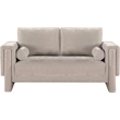 Meridian Furniture Madeline Beige Chenille Fabric Loveseat