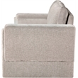 Meridian Furniture Madeline Beige Chenille Fabric Loveseat