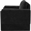 Meridian Furniture Madeline Black Chenille Fabric Chair