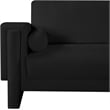 Meridian Furniture Madeline Black Chenille Fabric Chair