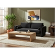 Meridian Furniture Madeline Black Chenille Fabric Sofa