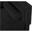 Meridian Furniture Madeline Black Chenille Fabric Sofa