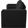 Meridian Furniture Madeline Black Chenille Fabric Sofa