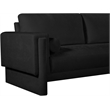 Meridian Furniture Madeline Black Chenille Fabric Sofa