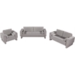 Meridian Furniture Madeline Grey Chenille Fabric Loveseat