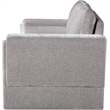 Meridian Furniture Madeline Grey Chenille Fabric Loveseat