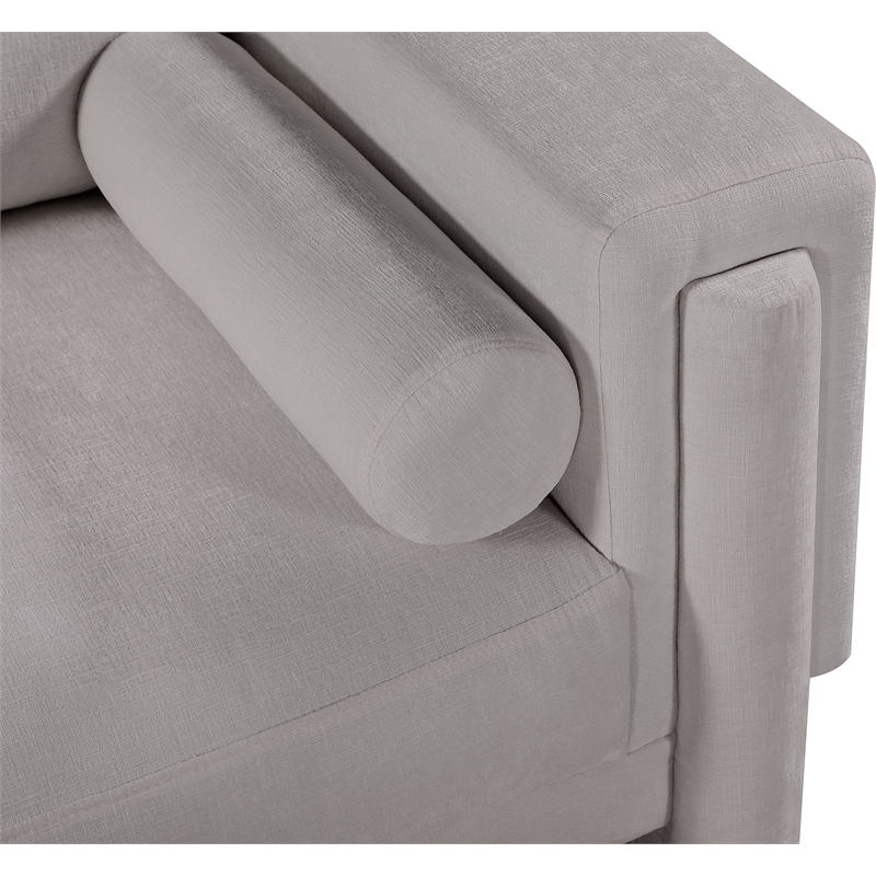 Meridian Furniture Madeline Grey Chenille Fabric Sofa