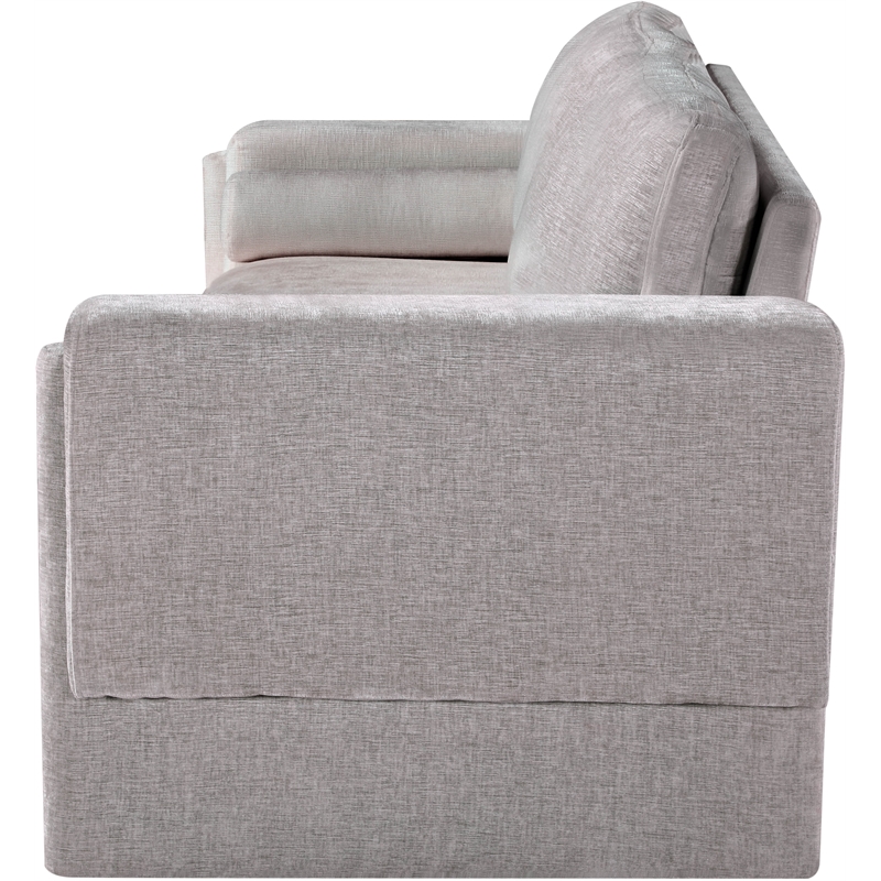 Meridian Furniture Madeline Grey Chenille Fabric Sofa