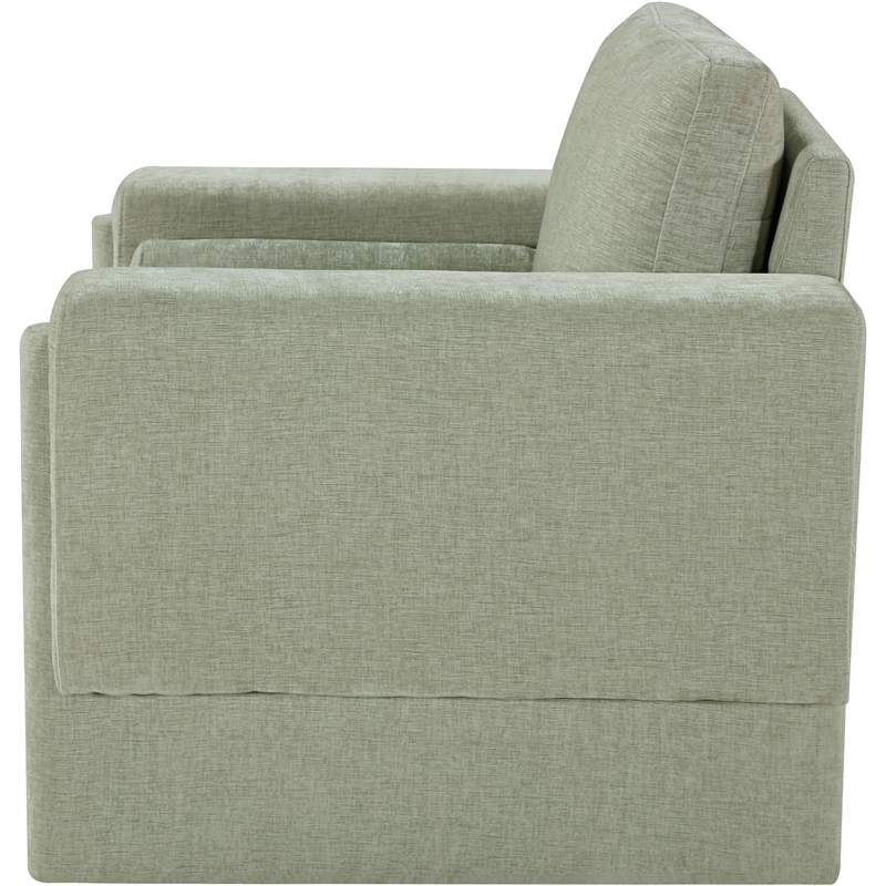 Meridian Furniture Madeline Mint Chenille Fabric Chair